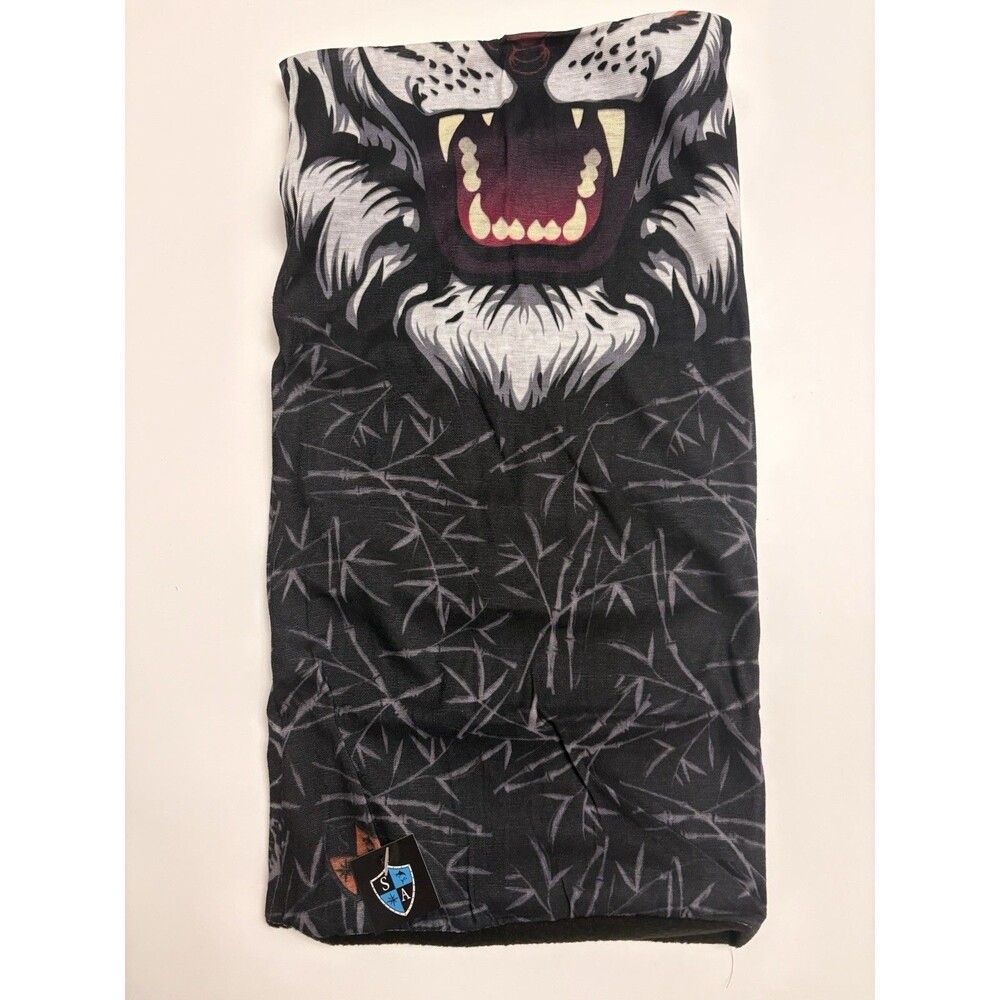 Salt, Armor SA Kids Multi-Use Gaiter, Cat, Tiger Print One Size Fleece lined